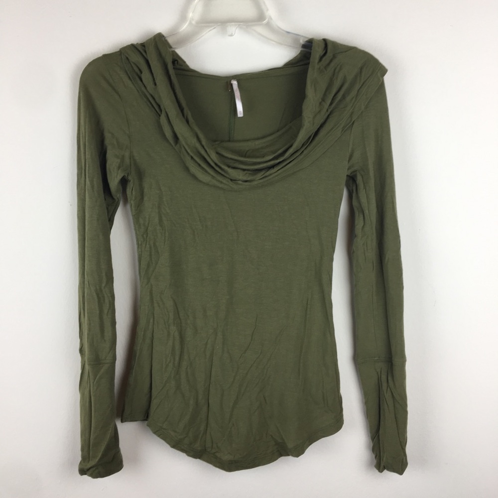 Free people military green thermal